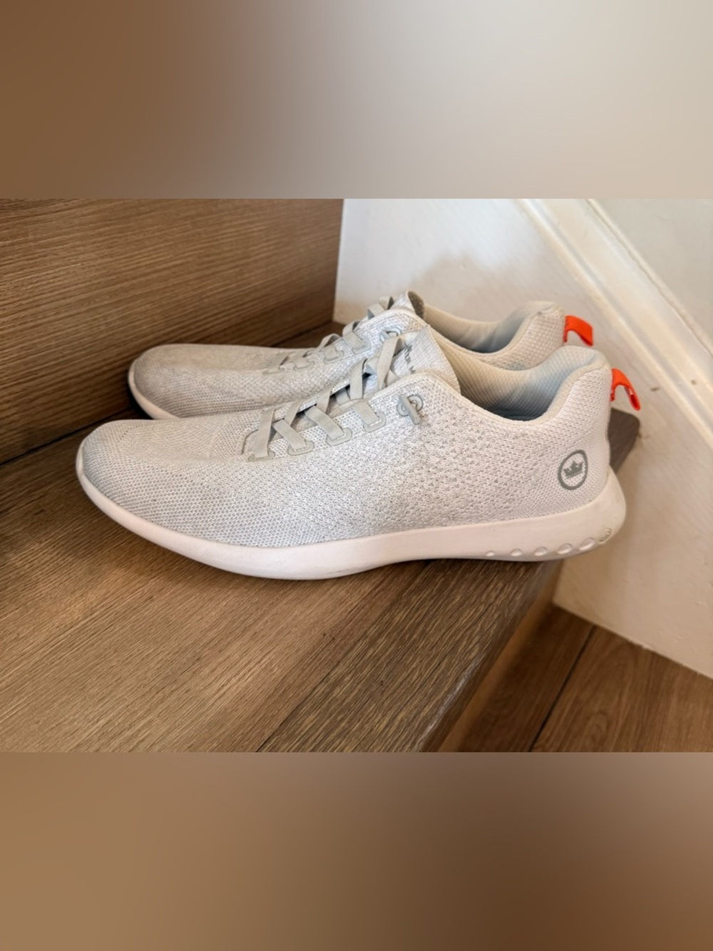 Peter Millar Men’s Light Grey Knit Sneakers size 8.5